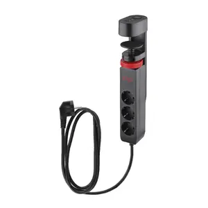 Удлинитель питания Olympia SL 3000, кабель 1.5 м, 3 розетки AC, 230 В, 16 А, белый