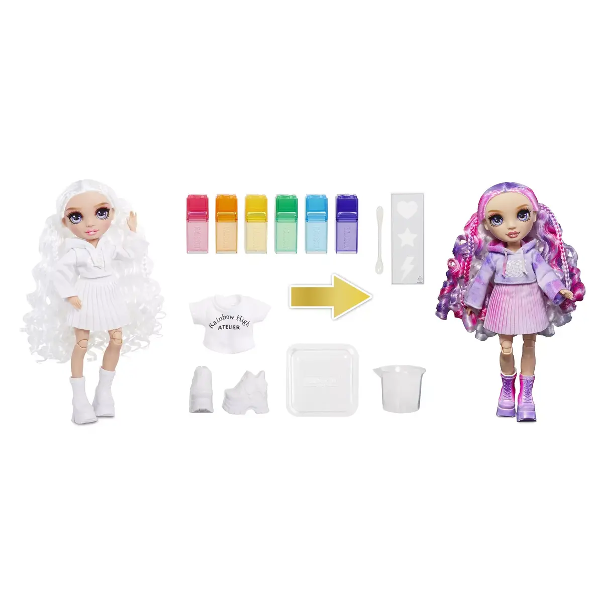 Modes lelle Rainbow High Watercolor & Create Photo 2