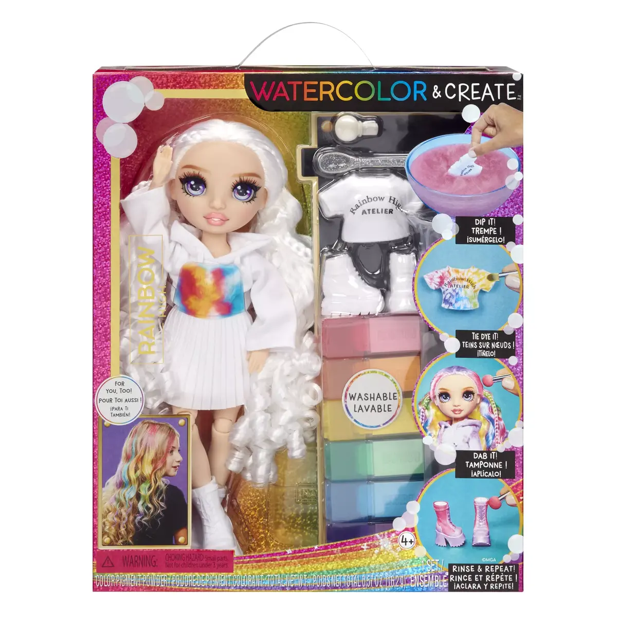 Modes lelle Rainbow High Watercolor & Create Photo 7