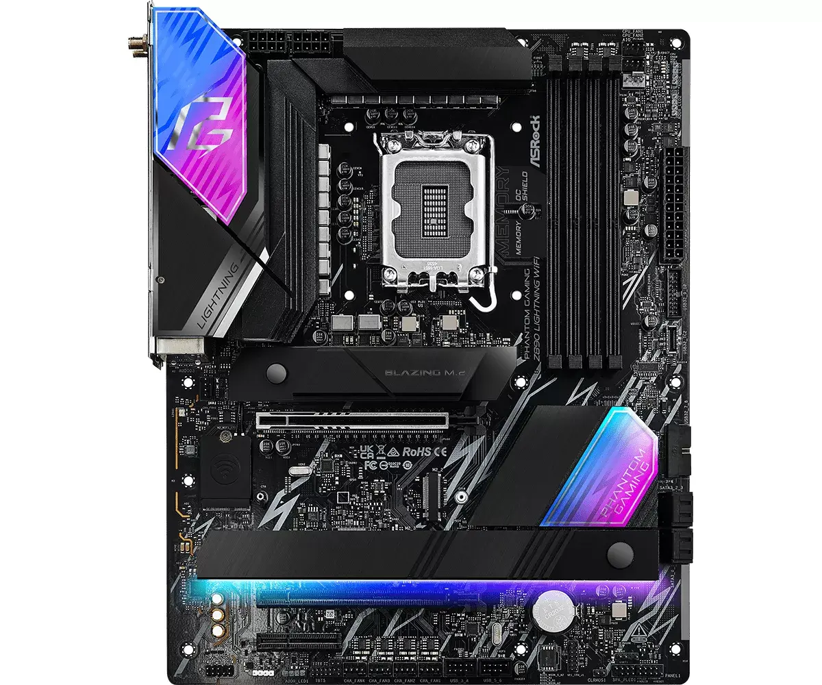 Материнская плата ASRock Z890 Lightning WiFi — LGA1851 ATX Photo 2