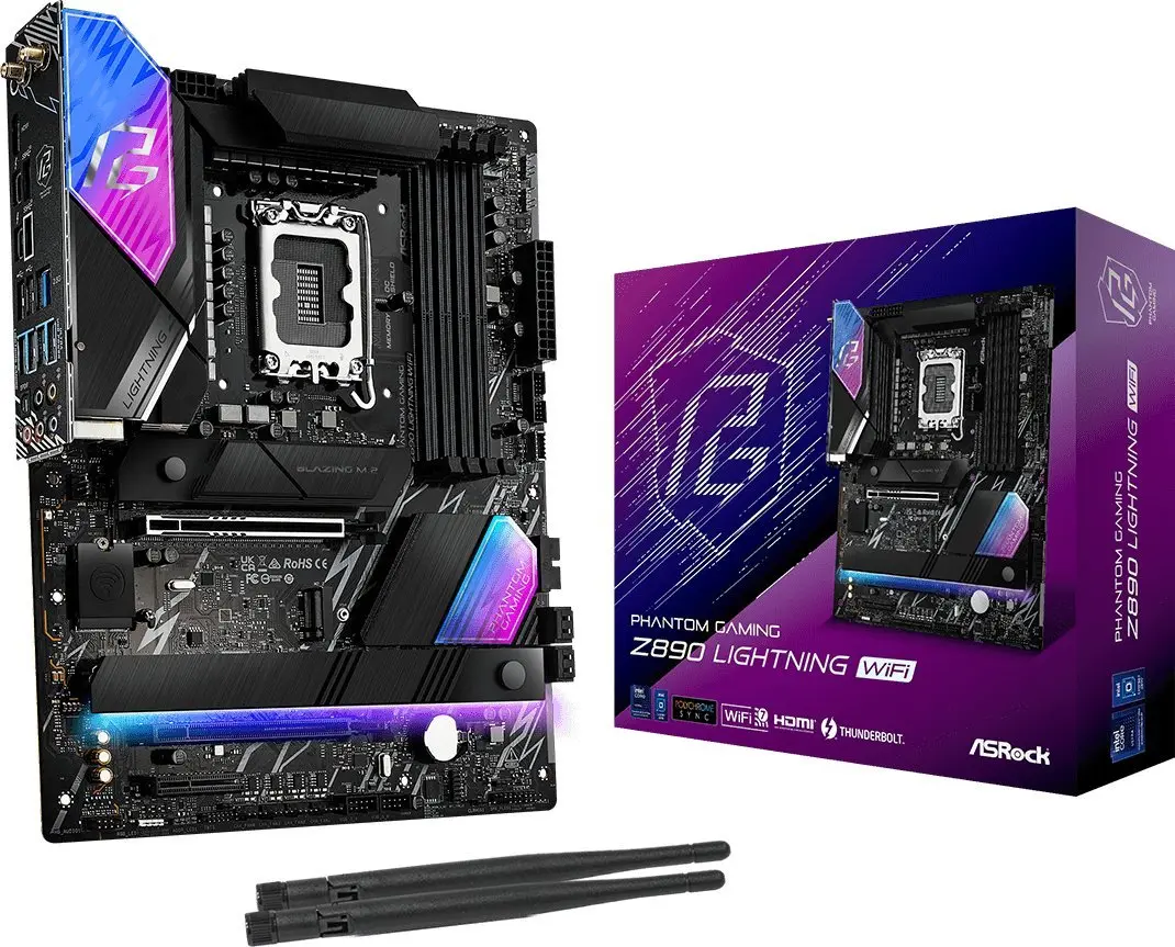 ASRock Z890 Lightning WiFi ATX mātesplate