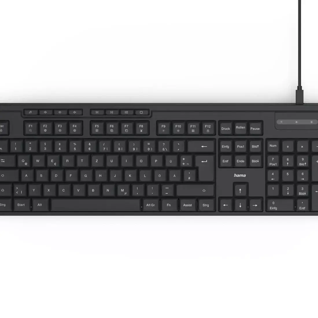 Hama CK-200 Keyboard USB QWERTZ German Photo 6