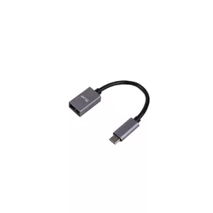 USB kabelis LMP 16093 USB C USB A Pelēks