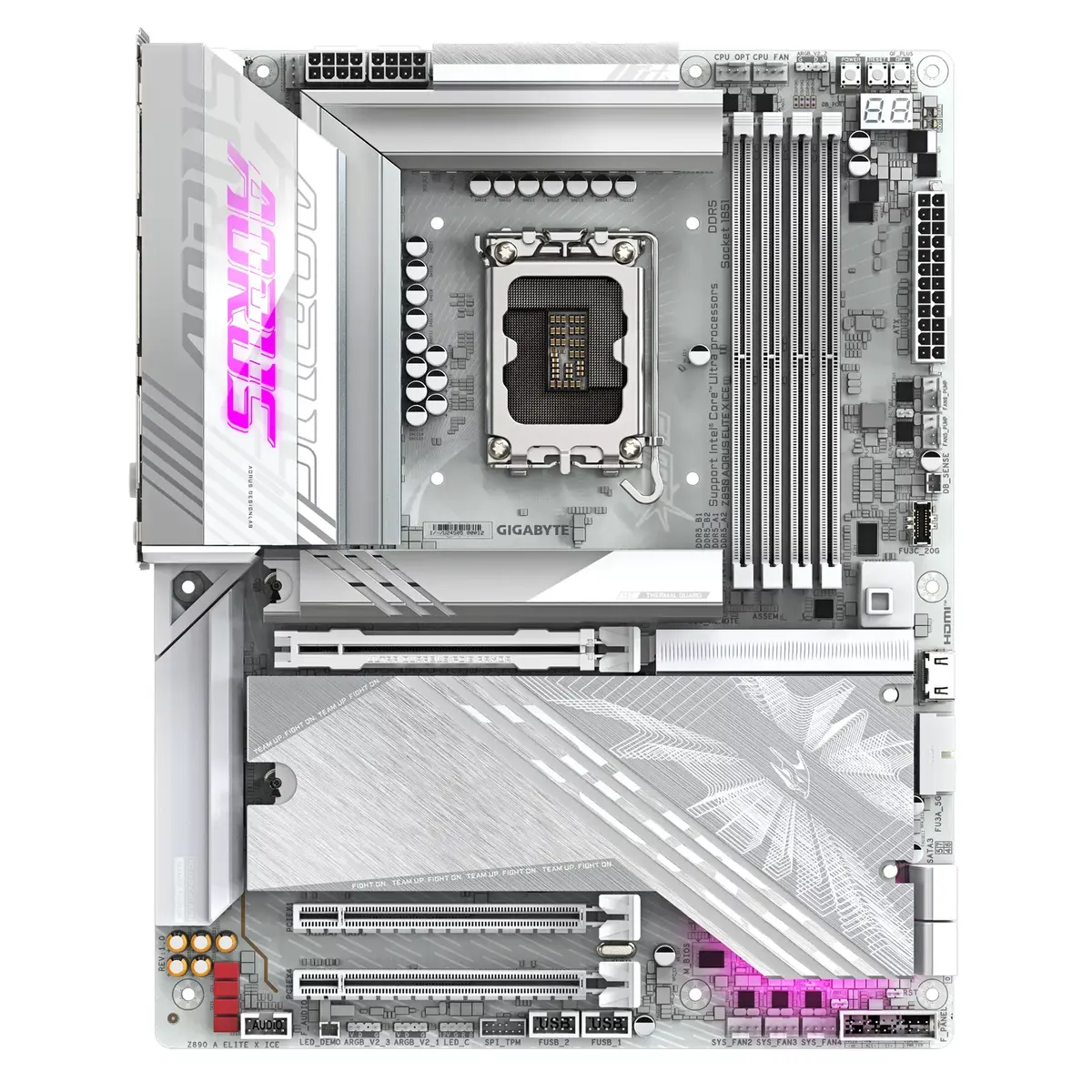 Материнская плата GIGABYTE Z890 AORUS ELITE X ICE Photo 2