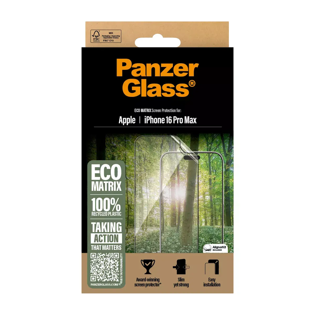 Защитное стекло PanzerGlass ECO MATRIX iPhone 16 Pro Max Photo 3