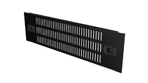 Lanview RAB405BL Rack Accessory Blank Panel made of Steel in Black