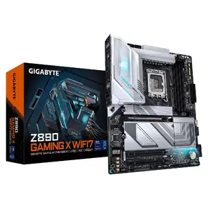 Материнская плата GIGABYTE Z890 GAMING X WIFI7 — Intel Z890, LGA 1851, ATX, DDR5, 4× DIMM, Wi‑Fi 7, 2.5Gb LAN