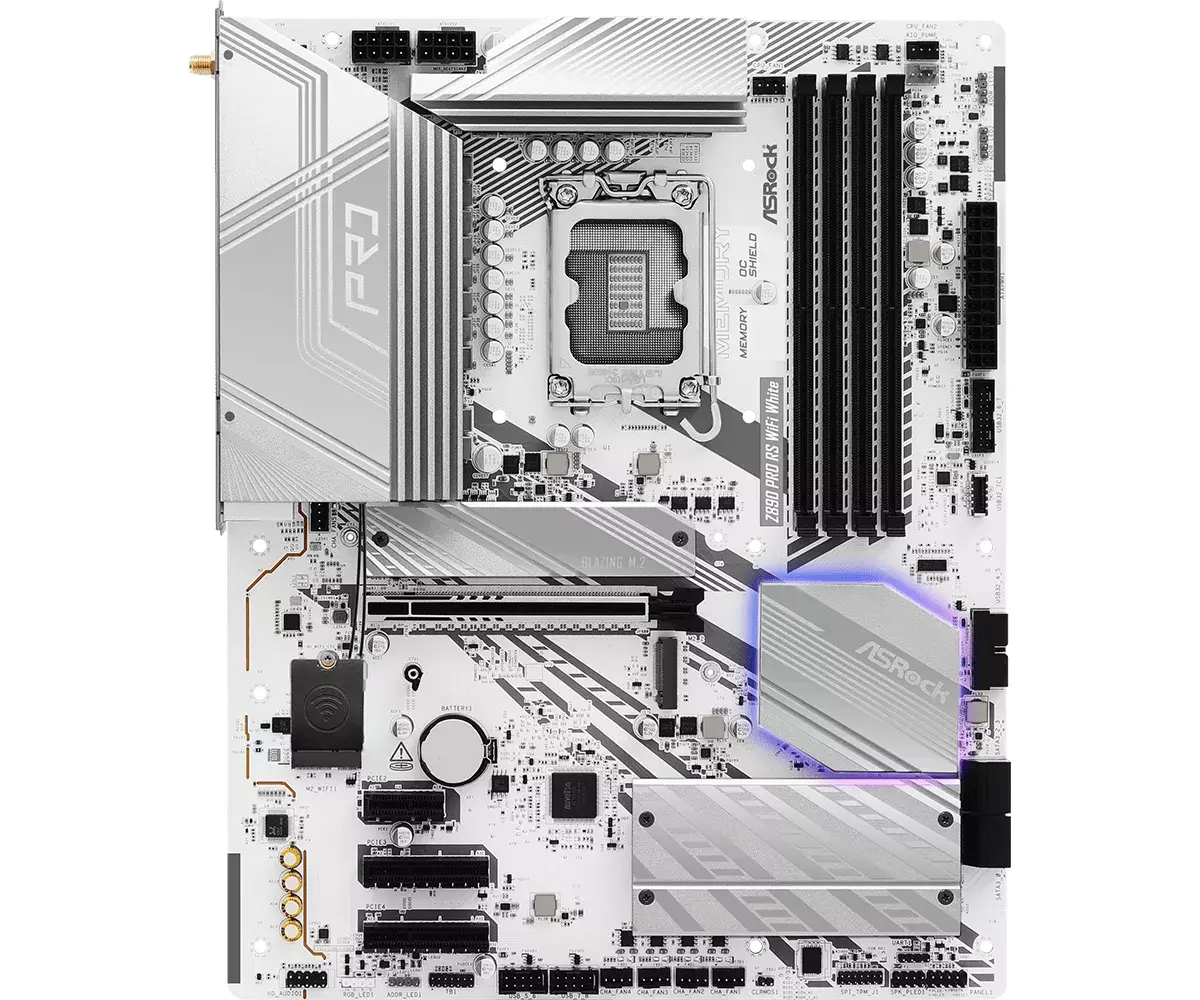 Материнская плата Asrock Z890 Pro RS WiFi White, 90-MXBQC0-A0UAYZ Photo 2