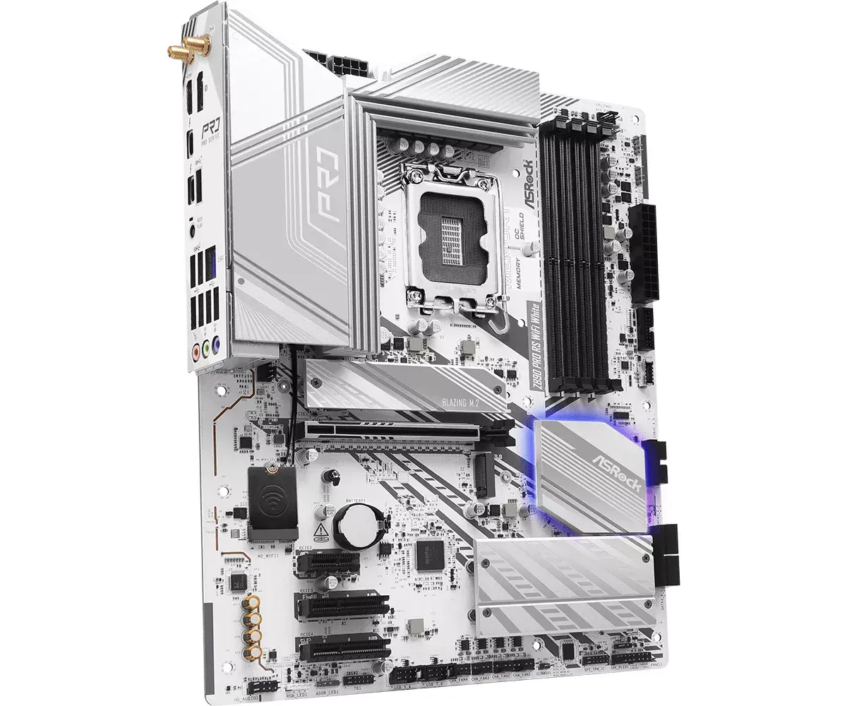 Материнская плата Asrock Z890 Pro RS WiFi White, 90-MXBQC0-A0UAYZ Photo 3