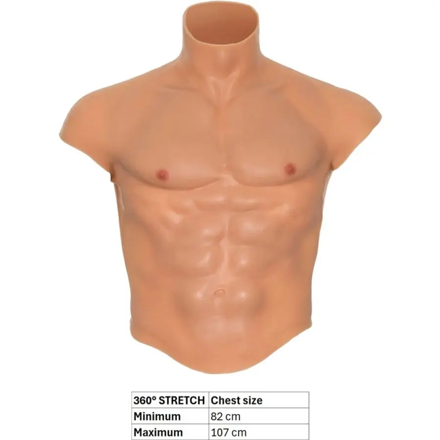 Vīriešu torso krekls ar presi Hidden