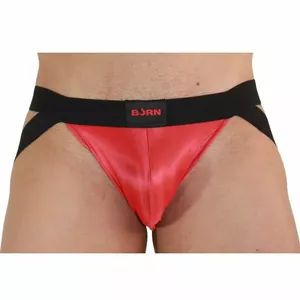Джокс BURN 010 JOCK красно-черный XL — спортивный джокс размер XL