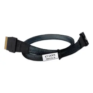 Icy Dock MB410L-B SAS kabelis 0.5m MCIO 8i SlimSAS 8i
