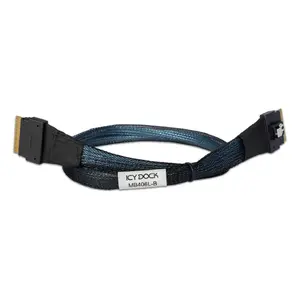 Icy Dock MB406L-B SAS kabelis 0.5m SlimSAS 8i SFF-8654