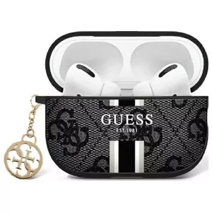 Защитный чехол GUESS для AirPods GUA2P4RPSK Black 4G с принтом полосы