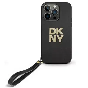 Чехол Hardcase DKNY DKHCP16XPBSWSK для iPhone 16 Pro Max 6,9" — черный с ремешком на запястье