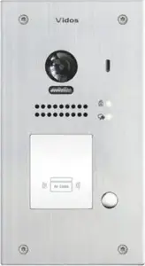 VIDOS DUO S1201A door station by VIDOS, model S1201A, audio/video intercom unit