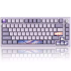 Беспроводная механическая клавиатура MageGee SKY81 Violet A с RGB-подсветкой и Violet переключателями, раскладка US