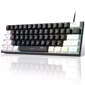 Механическая клавиатура MageGee TS91 White-Black с RGB-подсветкой, раскладка US