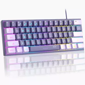 Механическая клавиатура MageGee TS91 Violet RGB, раскладка US