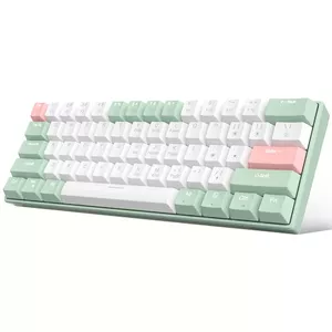 Механическая клавиатура MageGee STAR61 Pink Lotus A RGB — 61 клавиша, раскладка US, переключатели Ginger Cat