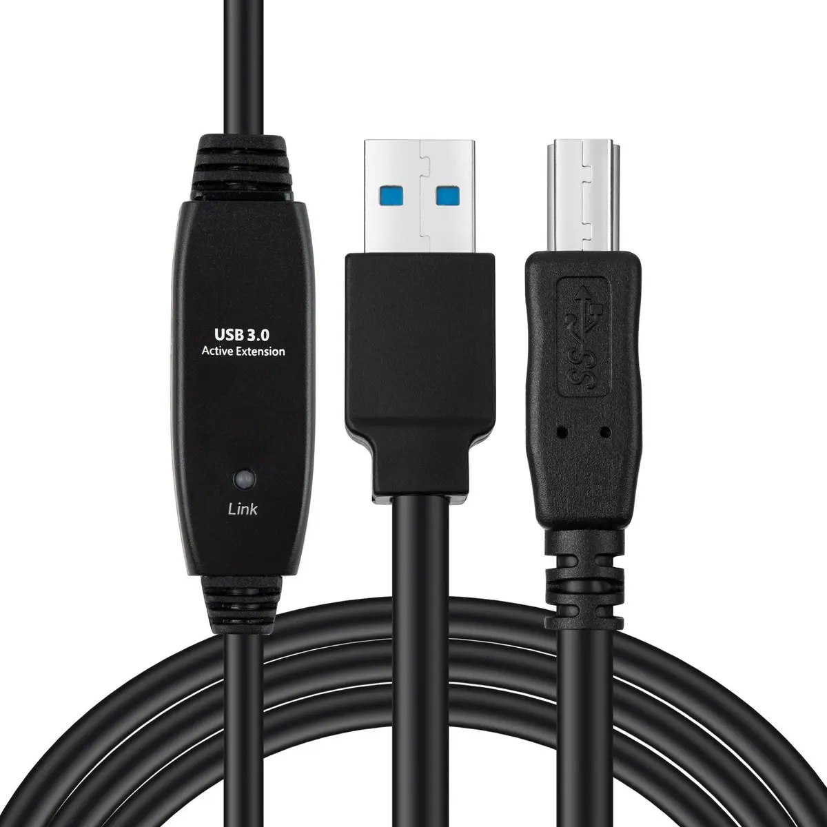 MicroConnect Aktīvais USB 3.2 Gen 1 kabelis USB A-B 10m Photo 2