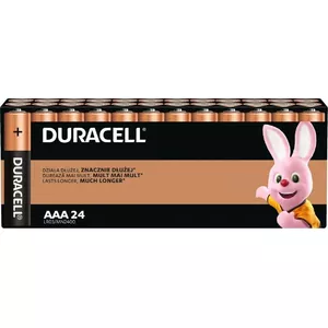 Duracell Basic AAA/LR3 baterijas — blisteris 24 gab., sārmainās (AAA/LR03)