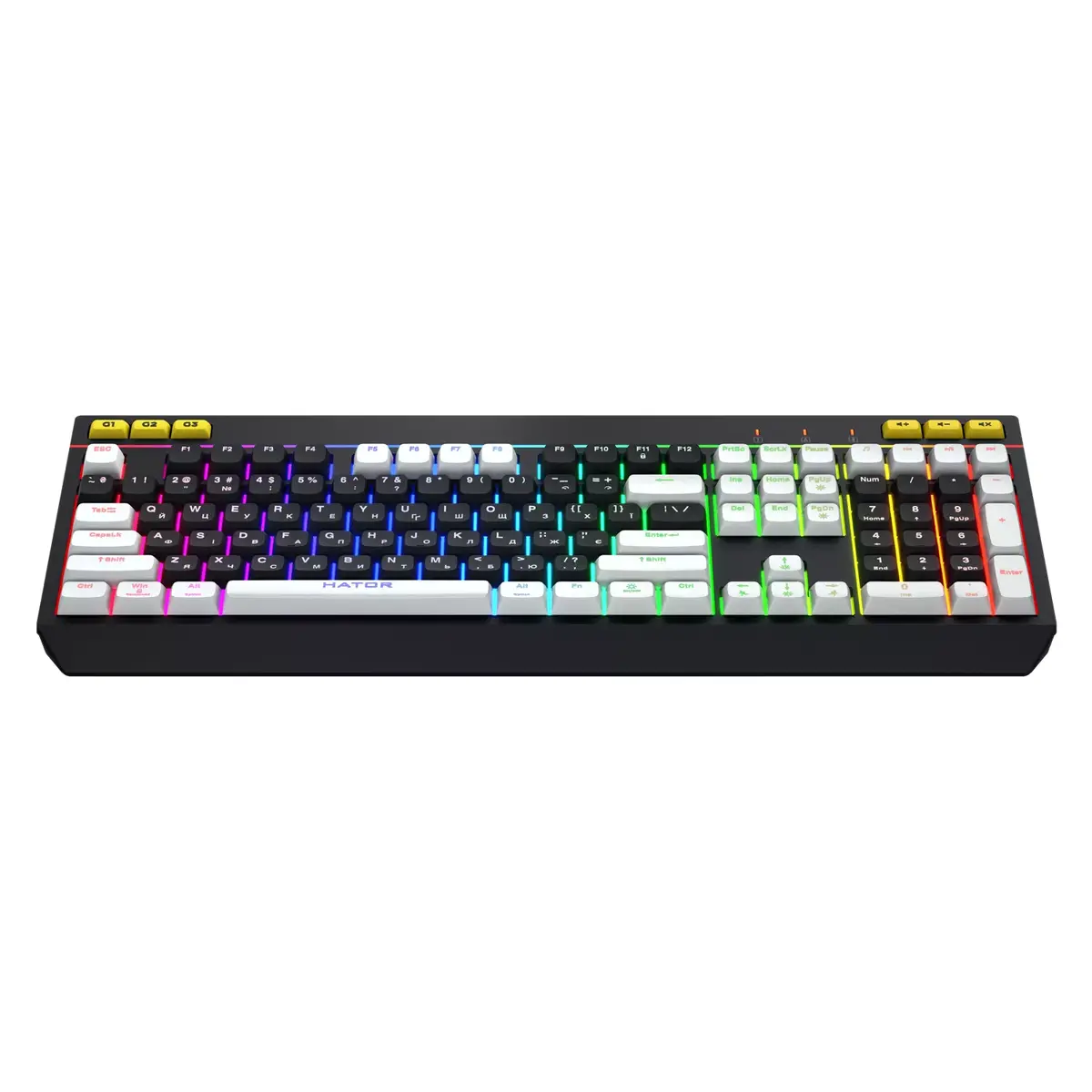 Клавиатура HATOR Icefall Игровая USB QWERTY US English Photo 2