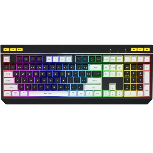 HATOR Icefall Tastatūra Spēļu USB QWERTY
