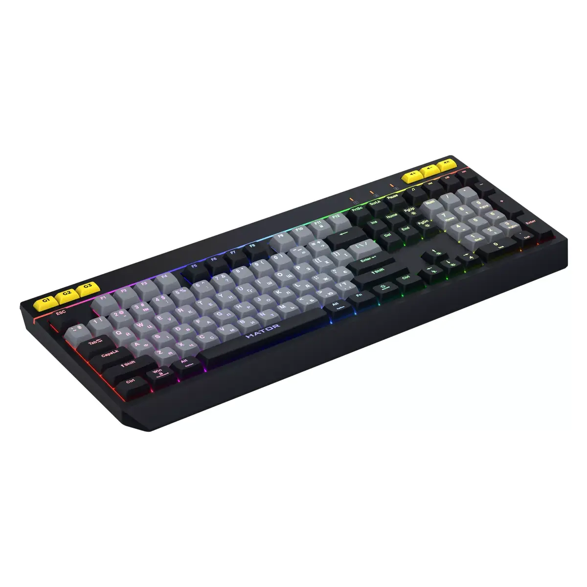 Клавиатура HATOR Icefall Gaming USB QWERTY US English Photo 2