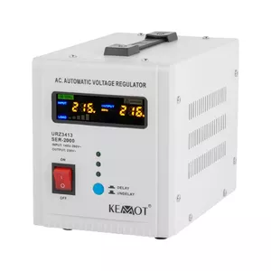 Automatic voltage stabilizer KEMOT SER-2000, single-phase voltage regulation, 2000 VA capacity