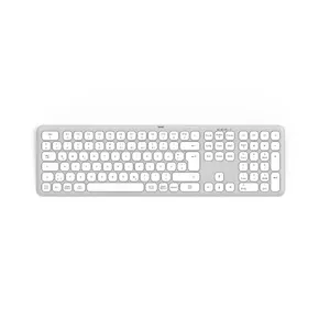 Клавиатура Hama WK-550 Home/Office RF Wireless Bluetooth QWERTZ Немецкая Серый Белый