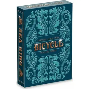 Playing Cards Bicycle SEA KING — 56 cards, turquoise, recommended age 4+