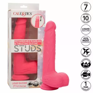 Vibrator CALEXOTICS Realistic Vibrator Silicone Pink
