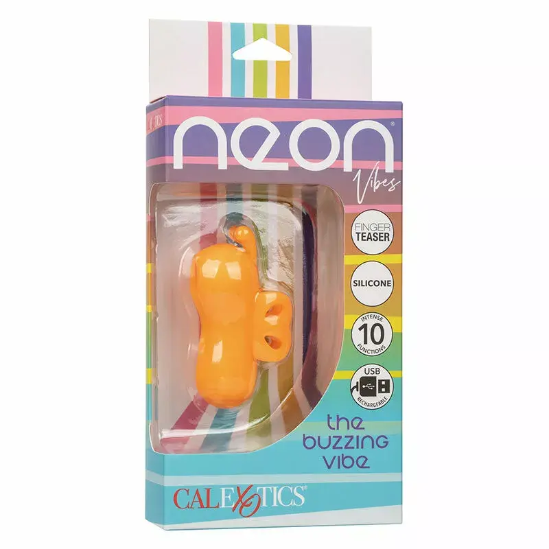 Finger stimulator CALEXOTICS Neon Vibes The Buzzing Vibe Photo 11