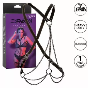 Body harness CALEXOTICS Euphoria Multichain D-241472 — adjustable straps, durable design