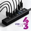 icybox IB-HUB1737-C3 USB-концентратор 7 портов USB 3.2 Photo 2