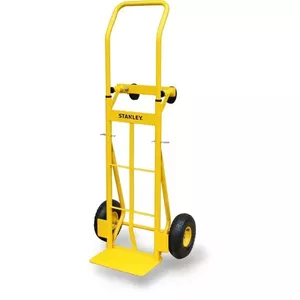 Hand truck STANLEY SXWTD-MT519 — steel folding trolley, 200 kg capacity, 4 wheels, 26 cm rubber wheels