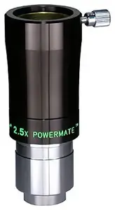 Barlow lens Tele Vue Powermate 2.5x 1.25" for telescopes, model PMT-2513