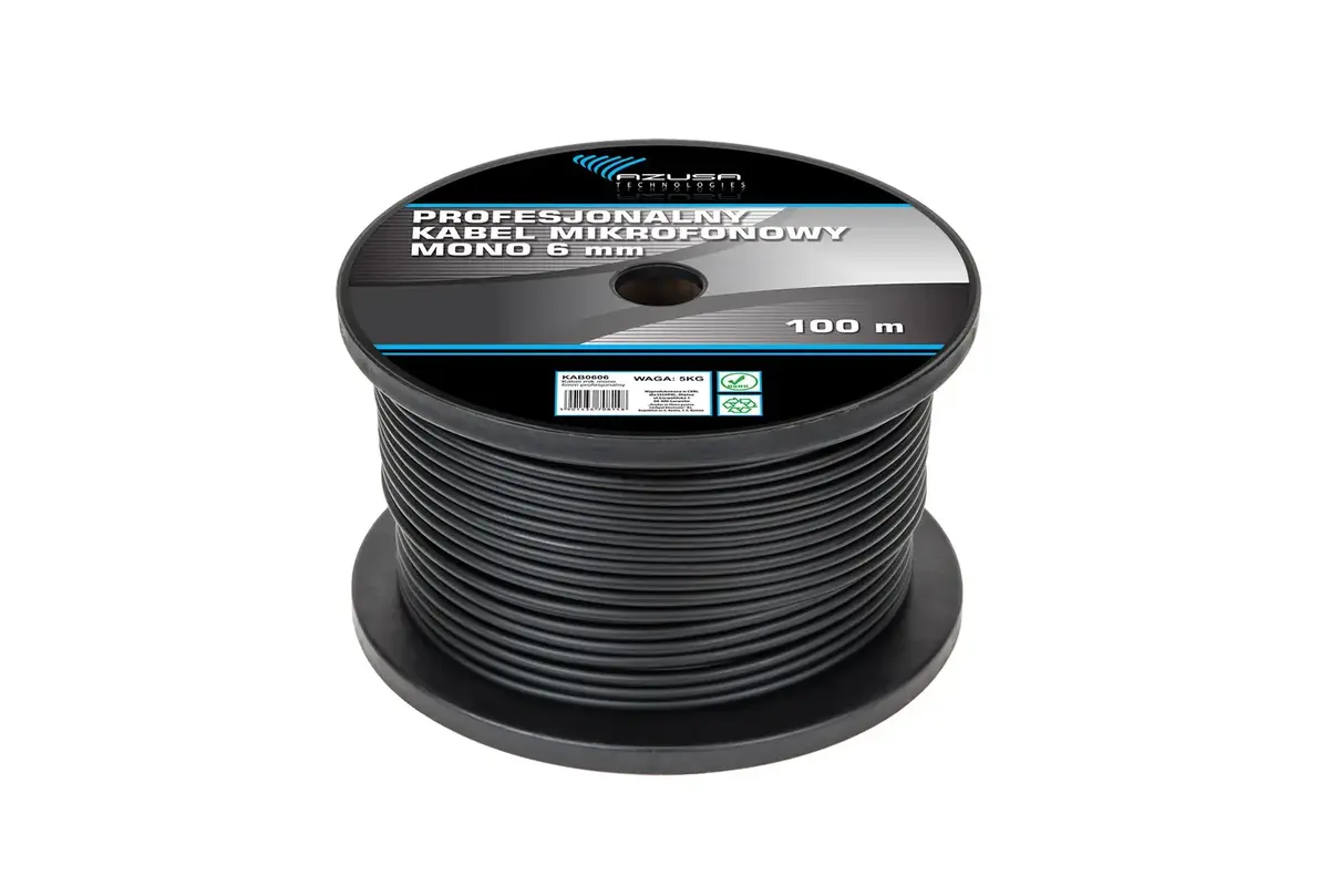GEMBIRD 6mm Professional Mono Microphone Cable Photo 2