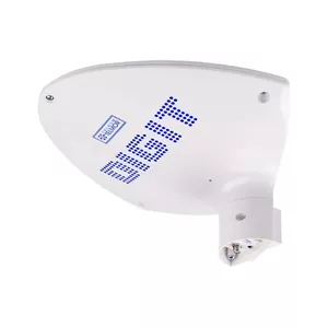 Platas joslas DVB‑T/T2 antena Telmor Activa 5G — balta iekštelpām/ārtelpām