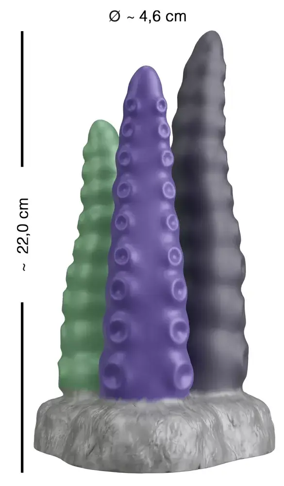 Дилдо Beasty Cocks Triple Tentacle Photo 10