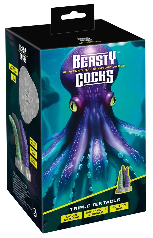 Дилдо Beasty Cocks Triple Tentacle Photo 11