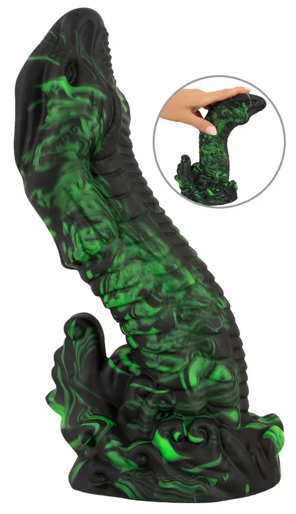 Dildo Beasty Cocks Lizard Peak силиконовый зелёный Photo 2