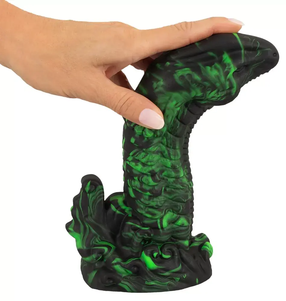 Dildo Beasty Cocks Lizard Peak силиконовый зелёный Photo 10