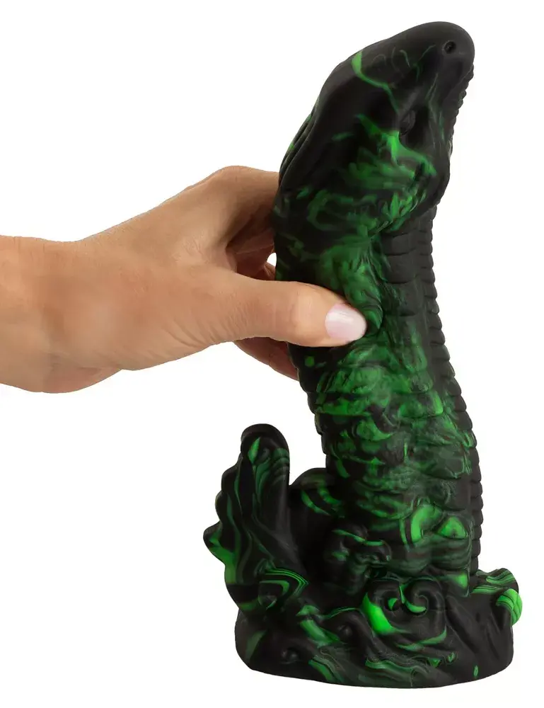 Dildo Beasty Cocks Lizard Peak силиконовый зелёный Photo 11