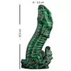 Dildo Beasty Cocks Lizard Peak силиконовый зелёный Photo 12