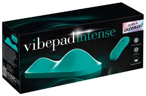 Vibepad Dildo Vibepad Intense Silicone Black — rechargeable dual-mound vibrator, 20.3×8.1×5 cm, 10 modes