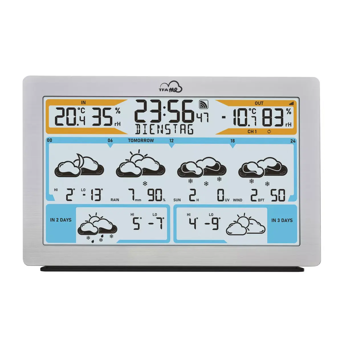 TFA-Dostmann TFA.me Серебряный LCD Батарейный Wi-Fi Photo 13
