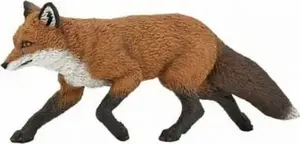 Фигурка Papo Fox — Papo модель 401192, PVC лиса, 90×73×91 мм, разноцветная
