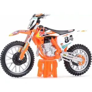 Die-cast model motorcycle Bburago Red Bull KTM 1:18 scale, replica collectible